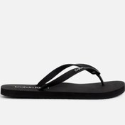 Resim Erkek Flıp Flop Rubber Parmak Arası Terlik - Siyah Siyah 