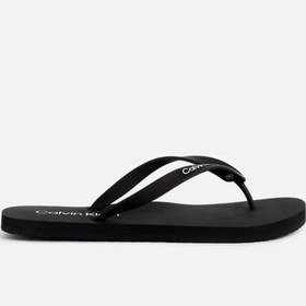 Resim Erkek Flıp Flop Rubber Parmak Arası Terlik - Siyah Siyah 