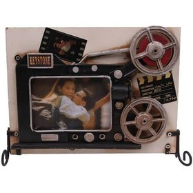 Resim Dekoratif Metal Çerçeve Sinema Projektörü Dekorlu Hediyelik 