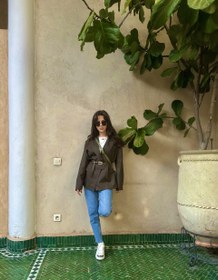 Resim Moonrose Blazer - beyaz / M-L / pamuk 