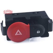 Resim Sagem Dörtlü Flaşör Anahtarı Merkezi Kilit Kangoo Iı IS00-SAGEM 500299 