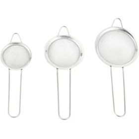Resim Home MTF.04009.00 Paslanmaz Çelik 3 Boy Çay Süzgeçi, Standart, Medium 