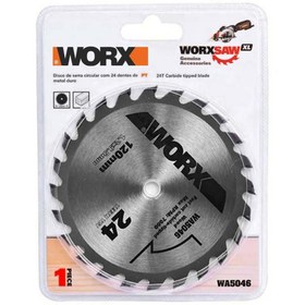 Resim WORX WA5046 120x9,5mm Ahşap Kesme Elmas, Daire Testere Bıçağı 