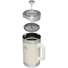Resim Stanley Classic Stay Hot French Press Termos 1.4l Beyaz - Krem 
