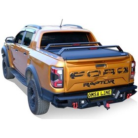 Resim Omsa Mitsubishi L200 Dakar Kasa Üstü Ara Atkı 2 Parça Siyah 130-177cm 2010-2015 Arası 