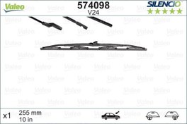 Resim VALEO SİLENCİO V24 X1 255 MM CITRO N 2 CV SİLENCİO SİLECEK LASTİĞİ BİNEK 