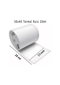 Resim 50X20 M Termal Rulo 10'lu Paket 