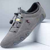 Resim Erkekler için Hafif Outdoor Ayakkabılar - Ayarlanabilir Kayışlı Slip-On Loafer, Kaymaz Kauçuk Taban - Tüm Mevsim Yürüyüş ve Günlük Kullanım İçin - PU Üst & Yastıklı Tabanlık - Resmi ve Gündelik Erkek Ayakkabısı, Sevimli Ahtapot Desenli, Nefes Alabilen İçi, Şık Slipons, Dayanıklı Yapı, Aktif Yaşam Tarzı 