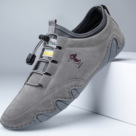 Resim Erkekler için Hafif Outdoor Ayakkabılar - Ayarlanabilir Kayışlı Slip-On Loafer, Kaymaz Kauçuk Taban - Tüm Mevsim Yürüyüş ve Günlük Kullanım İçin - PU Üst & Yastıklı Tabanlık - Resmi ve Gündelik Erkek Ayakkabısı, Sevimli Ahtapot Desenli, Nefes Alabilen İçi, Şık Slipons, Dayanıklı Yapı, Aktif Yaşam Tarzı 