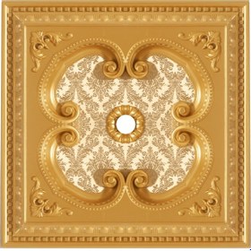 Resim Kare Altın Saray Tavan Göbek 60*60 cm 