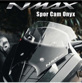 Resim Nmax 125/155 2021-2024 Cam Siperlik Spor İthal Şeffaf 