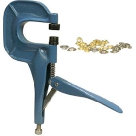 Resim hodbehod Branda Kenarı 24 No Kuş Gözü Çakma El Pense Presi+500 Adet Kapsül 