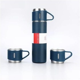 Resim Stainless Steel Vacuum Flask Paslanmaz Çelik Termos Petro Mavisi 500 Ml 
