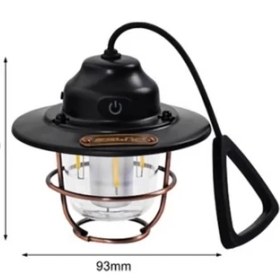 Resim Ceylan Adam 4 Fonksiyonlu Dekoratif Kamp Lambası – Tungsten Ampul, USB Çıkışlı 