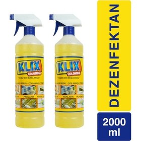 Resim Klix Colombia Çok Amaçlı Temizleyici 2 x 1 L + 1 Adet Başlık 