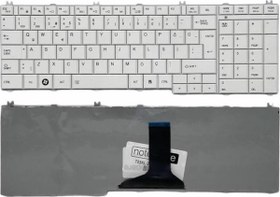Resim Toshiba Satellite C660-1J9, C660-1K1, C660-1K2, C660-1K7 Uyumlu Notebook Klavye Beyaz TR 