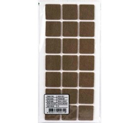 Resim Şahin Yapışkanlı Masa Sandalye Keçesi Zemin Koruyucu Keçe Yuvarlak 1 Paket (30 mm x 30 Mm) 