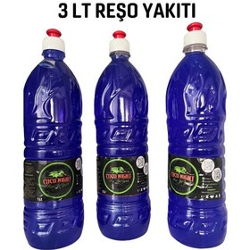 Resim Coco Night Reşo Mangal Şömine Soba Kömürü Tutuşturucu Jel Yakıtı 3 x 1 L 