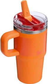 Resim Stanley The Quencher Protour Flip Straw Termos 0,60 L Pipetli Termos 10-12484-099 Turuncu 