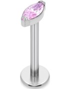 Resim İherag23 Astm F136 Titanyum Piercing Küpe, Dudak, Kulak, Burun Ve Göbek İçin, Cz Süslemeli, Daith Ve Tragus Uyumlu Altın-renk Green 