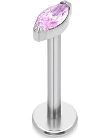 Resim İherag23 Astm F136 Titanyum Piercing Küpe, Dudak, Kulak, Burun Ve Göbek İçin, Cz Süslemeli, Daith Ve Tragus Uyumlu Altın-renk Green 