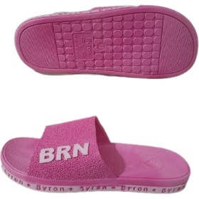 Resim Byron Kadın Koyu Pembe Kaymaz Taban Deniz Plaj Havuz Günlük Yürüyüş Terlik B050-10 