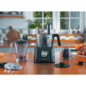 Resim Karaca Mastermaid Power Multifunctional 10 In 1 Shiny Black Mutfak Robotu, Blender Seti 2000W 