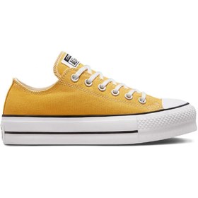 Resim Converse A03057C Ctas Lift Ox Sneaker Sarı Kadın Spor Ayakkabı 