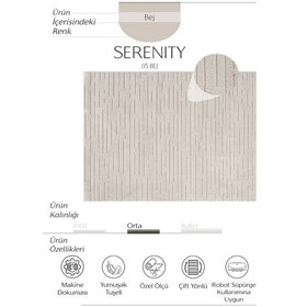Resim Cool Halı Serenity Bej Halı Salon Halısı Kesme Halı Yolluk Koridor Halısı Yatak Odası Halısı Çocuk Odası Halı 