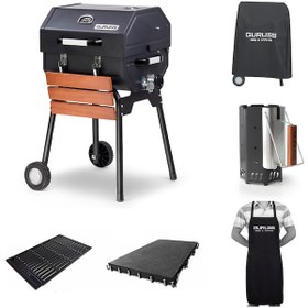 Resim Guruss CG-050 Kömürlü Barbekü Mangal Tam Set 