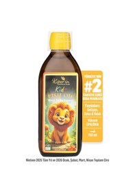 Resim Kiperin Kids Fish Oil Çocuk Özel Yüksek Balık Yağı: 1800, Omega 3:1206mg, Epa:180mg, Dha:900mg 150ml 