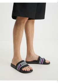 Resim U.S. Polo Assn. U.s.polo Assn Leon 4fx Siyah Günlük Spor Plaj Terliği Siyah 
