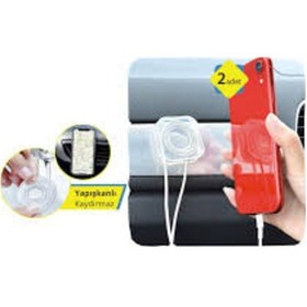 Resim Piranha Kaydırmaz Telefon Tutucu Ve Kablo Toplayıcı 