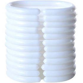 Resim Zethome Banyo Perdesi 1x180x200 Tek Kanat Duş Perdesi Halka Hediyeli Duşakabin Perdesi 5033 Lila 