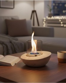 Resim Reyo Stove Lazuli Masaüstü Bioethanol Şömine 
