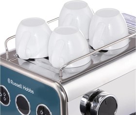 Resim Russell Hobbs Distinctions 26451-56 Okyanus Mavisi Manuel Espresso Makinesi Teşhir 