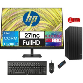 Resim Hp 290 Pro G9 Intel Core I7 13700 16GB 1tb SSD 4GB/RX550 27" Monitör Freedos Masaüstü Blgisayar 8624A8ET08+ZETTAUSBBELLEK 