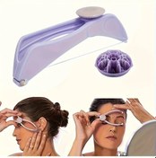 Resim Xuweiwei Manuel Epilatör 4.72 Inç Hipoaalerjen Plastik Kaş Cımbızı Yaylı Pil Gerekmez 