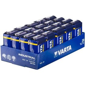 Resim Endüstriyel Alkalin 9V Pil 20 Adet 