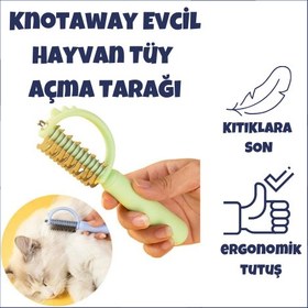 Resim KnotAway Evcil Hayvan Tüy Açma Tarağı 