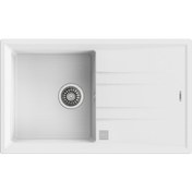 Resim Teka Stone 50 B-TG Beyaz Granit Eviye 