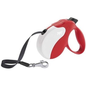 Resim Ferplast Amigo Tape Medium Kırmızı Beyaz 25 Kg 5 Mt 