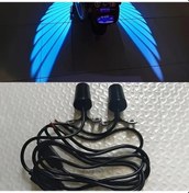 Resim Dream011 2 Adet Pccdow 12v Led Melek Kanat Yansıtma Işıkları Buz Mavisi Motosiklet Scooter Atv Aydınlatma Yüksek Parlaklık Geniş Açı Pil Gerekmez 