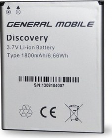 Resim E Energy General Mobile Discovery E3 Batarya 