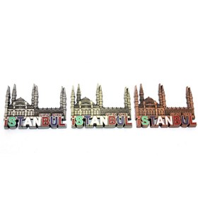 Resim İstanbul Temalı Metal Magnet Model 5 