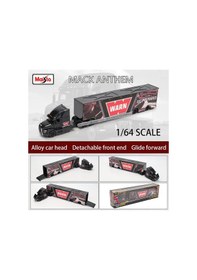 Resim Maisto 1:64 Mack Marşı/uluslararası Taşıma Döküm Üretim Römork Modeli Mack Anthem 
