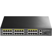 Resim 24port FS1026PS1 10/100 2X-SFP Full PoE 300w Yönetilemez Switch Cudy