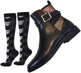 Resim Binicilik Çizmeler Anti Kayma Kısa Yağmur Botları Bayanlar Su Geçirmez Ankel Chelsea Patik Üzerinde Kayma 