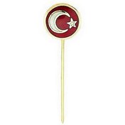 Resim Rozet Bayraklı 1.30 Gram 14 Ayar Altın 