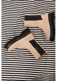 Resim Fox Shoes Bej Süet Kadın Bot J267063102 Bej 